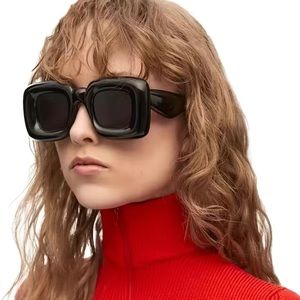 Urban Outfitters Black Square Sunglasses